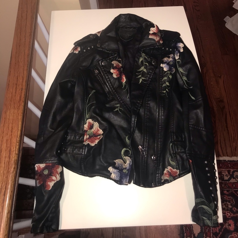 Blank NYC black leather moto jacket - Picture 2 of 5